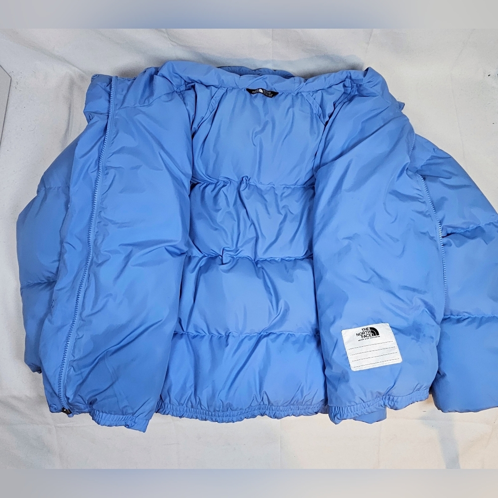 North Face Girl's Down Jacket XXL Dark Cornflower Blue - Picture 8 of 12